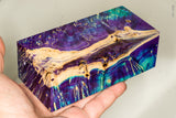 Large stabilized box elder burl wood block