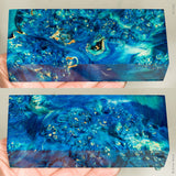 Stabilized box elder burl wood block