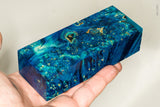 Stabilized box elder burl wood block