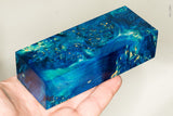 Stabilized box elder burl wood block