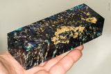 Stabilized box elder burl wood block