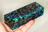 Stabilized box elder burl wood block