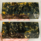 Stabilized box elder burl wood block