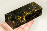 Stabilized box elder burl wood block
