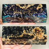 Stabilized box elder burl wood block
