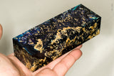 Stabilized box elder burl wood block