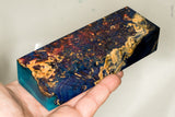Stabilized box elder burl wood block