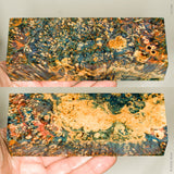 Stabilized box elder burl wood block