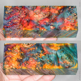 Stabilized box elder burl wood block