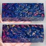 Stabilized box elder burl wood block