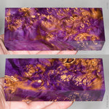 Stabilized box elder burl wood block