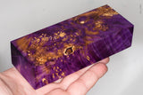 Stabilized box elder burl wood block