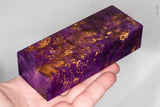 Stabilized box elder burl wood block
