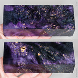 Stabilized box elder burl wood block