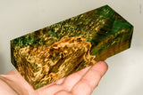 Stabilized box elder burl wood block
