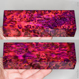 Stabilized masur karelian birch wood block