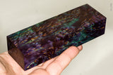 Stabilized masur karelian birch wood block