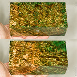 Large stabilized box elder burl wood block