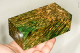 Large stabilized box elder burl wood block