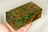 Large stabilized box elder burl wood block