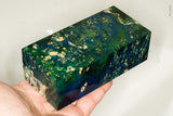 Large stabilized box elder burl wood block