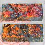 Stabilized box elder burl wood block