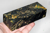 Stabilized box elder burl wood block