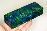 Stabilized box elder burl wood block