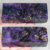 Stabilized box elder burl wood block
