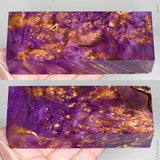Stabilized box elder burl wood block