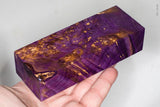 Stabilized box elder burl wood block