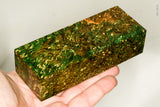 Stabilized box elder burl wood block
