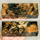 Stabilized box elder burl wood block