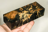 Stabilized box elder burl wood block
