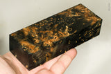 Stabilized box elder burl wood block