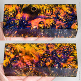 Stabilized box elder burl wood block