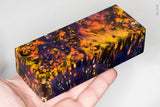 Stabilized box elder burl wood block