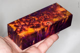Stabilized box elder burl wood block