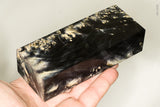 Stabilized box elder burl wood block