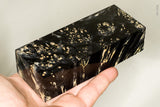 Stabilized box elder burl wood block