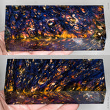Stabilized box elder burl wood block