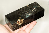 Stabilized box elder burl wood block