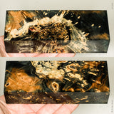 Stabilized box elder burl wood block