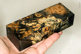 Stabilized box elder burl wood block
