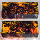 Stabilized box elder burl wood block
