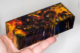 Stabilized box elder burl wood block