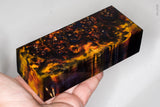 Stabilized box elder burl wood block