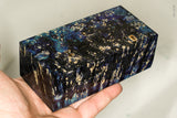 Large stabilized box elder burl wood block