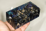 Large stabilized box elder burl wood block