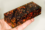 Stabilized box elder burl wood block